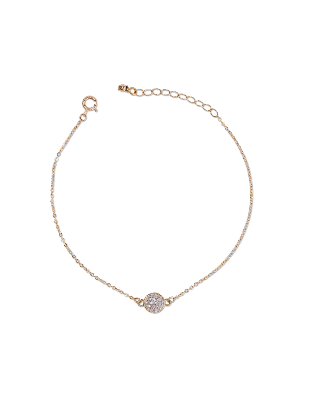 Pave Circle Bracelet